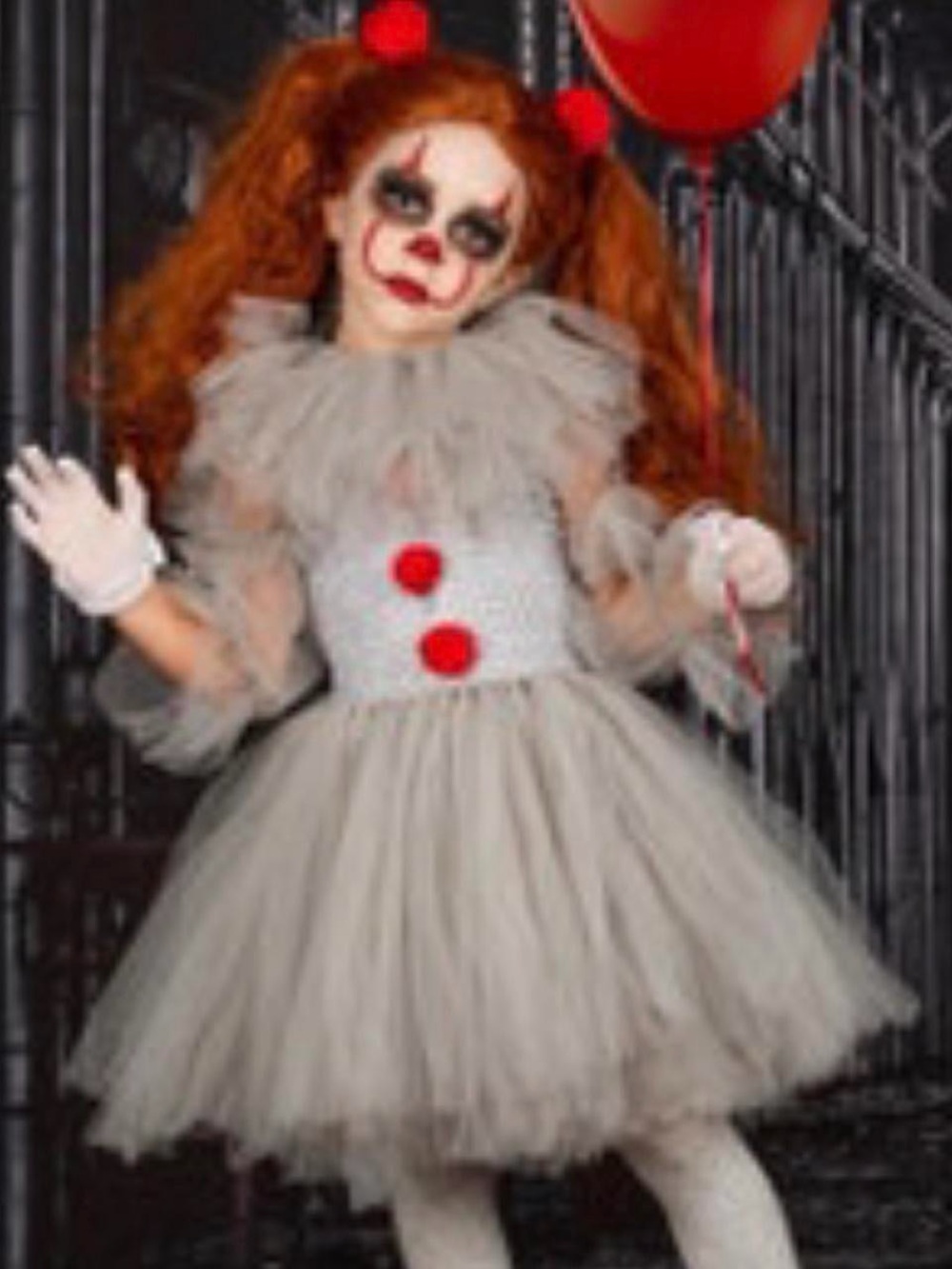 Pennywise IT Inspired Girls Tutu Halloween Costume Size 8/9 Etsy Handmade